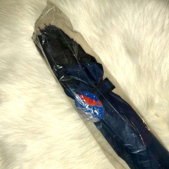 Reverse Folding Umbrella Men Women C Handle Windproof Double Layer Blue - Picture 2 of 2